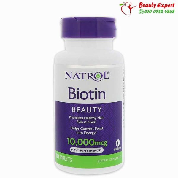 حبوب البيوتين الاصلية 10000 Biotin Natrol
