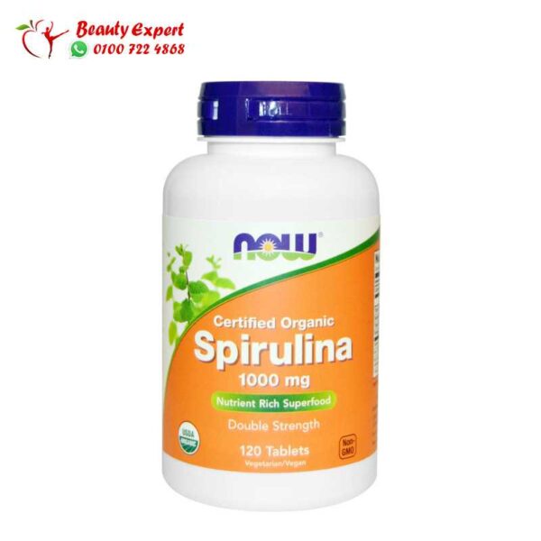 حبوب سبيرولينا 1000 الغنية بالفيتامينات | Now Foods Spirulina