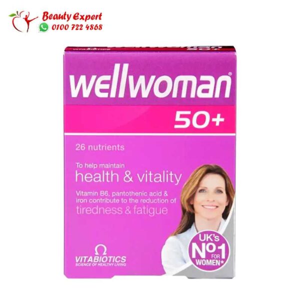 حبوب ويل ومن لكبار السن 30 قرص | Vitabiotics Wellwoman +50