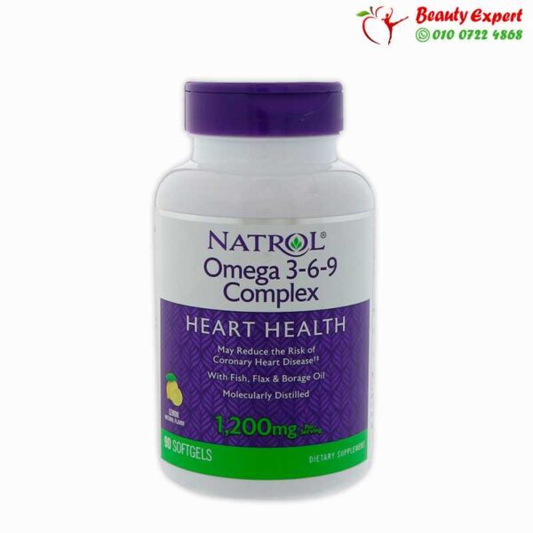 كبسولات اوميجا 3 6 9 الامريكية Natrol Omega 3-6-9