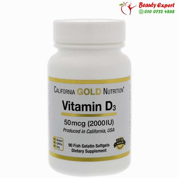 كبسولات فيتامين د3 California Gold Nutrition