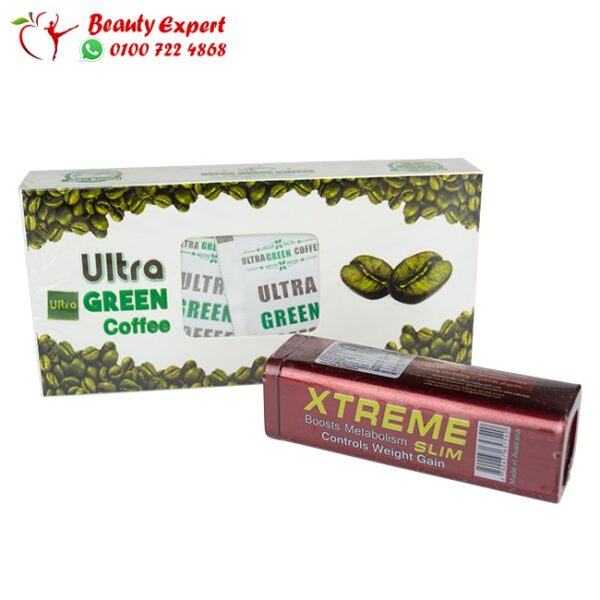 كورس xtreme للتخسيس + اعشاب ultra green coffee