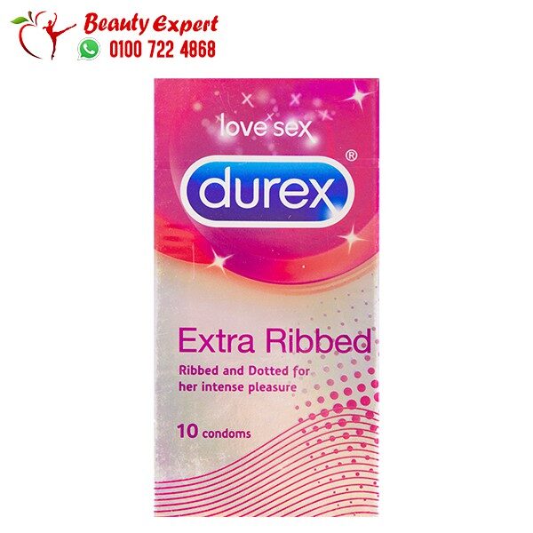 واقي ذكري مضلع دوريكس ريبد 10 قطعة – 10-Piece Extra Ribbed Condom Set