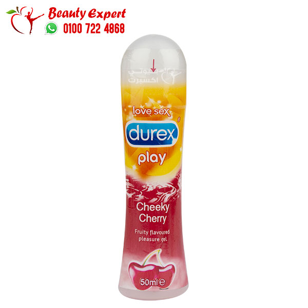 جل ديوركس بلاي مزلق حميمي بنكهة الكرز Durex Play Cheeky Cherry Stimulating Lube Gel 50 مل