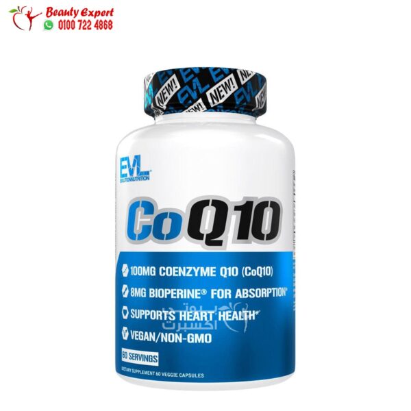 اقراص كو انزيم كيو 10 إيفلوشن نوتريشن لدعم صحة القلب CoQ10 100 مجم 60 كبسولة