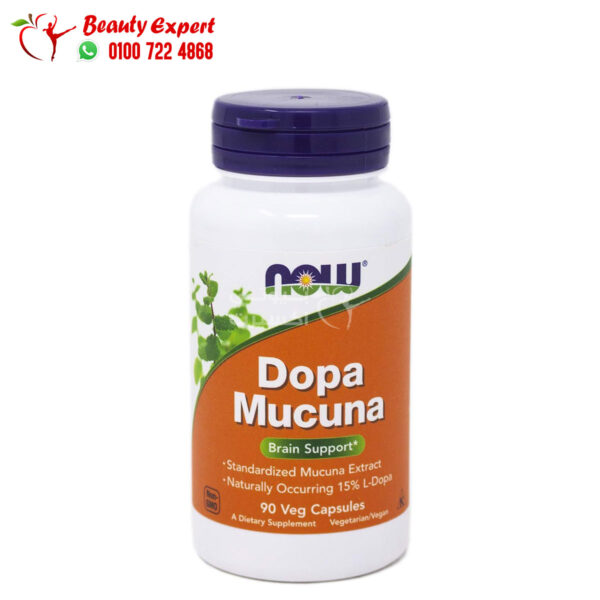 حبوب دوبا موكونا لدعم صحة الدماغ NOW Foods, Dopa Mucuna